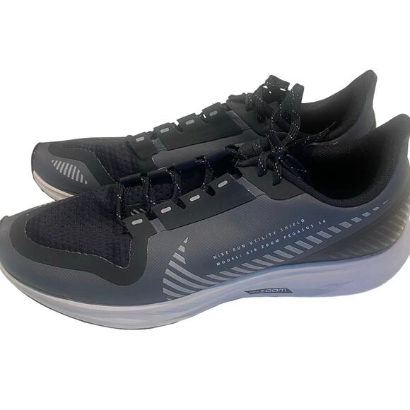 Nike "Air Zoom Pegasus" Women's Sneaker, Running, Black, 9.5, #AQ8006-003 - Picture 2 of 10